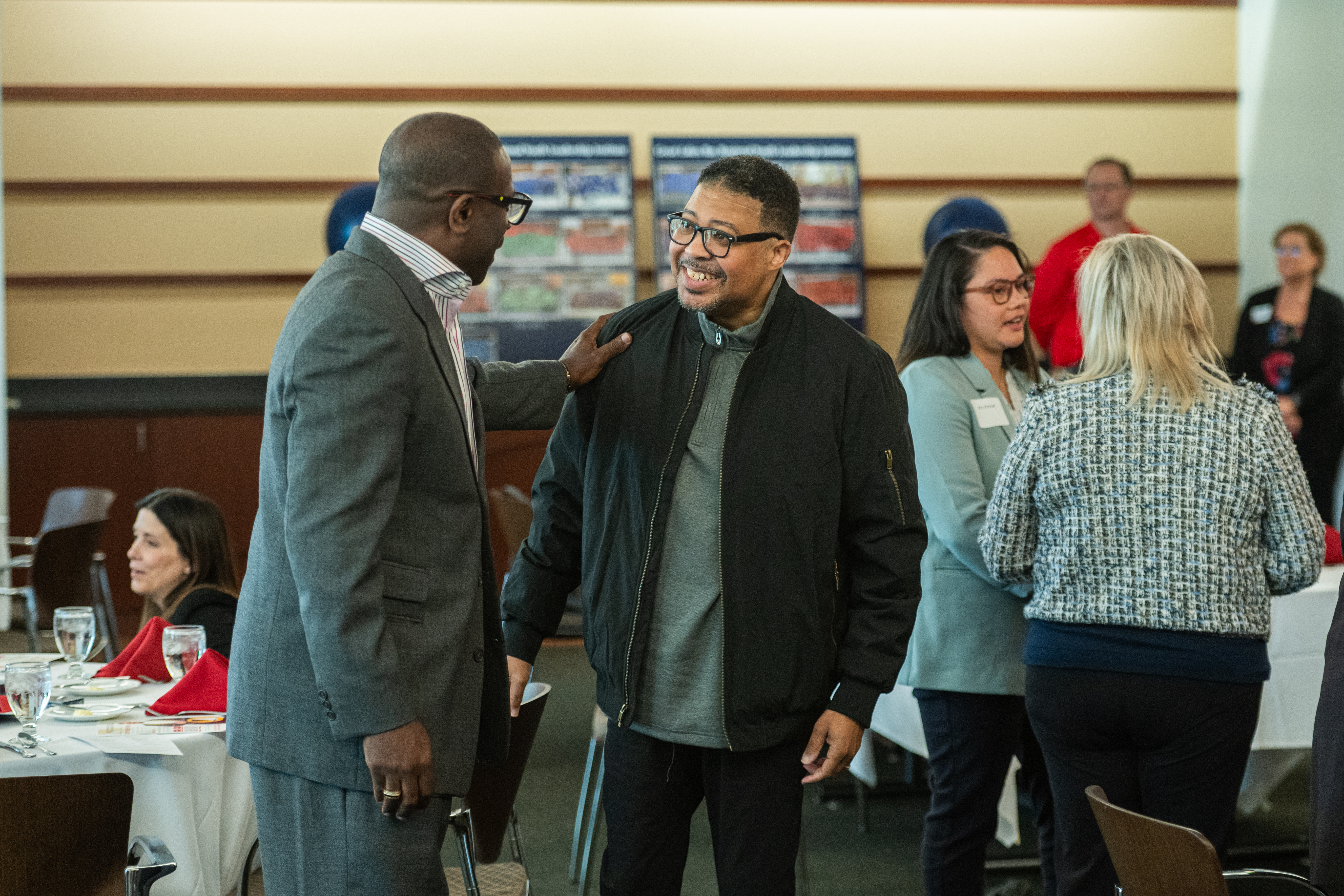 guests speaking at the external diversity council luncheon